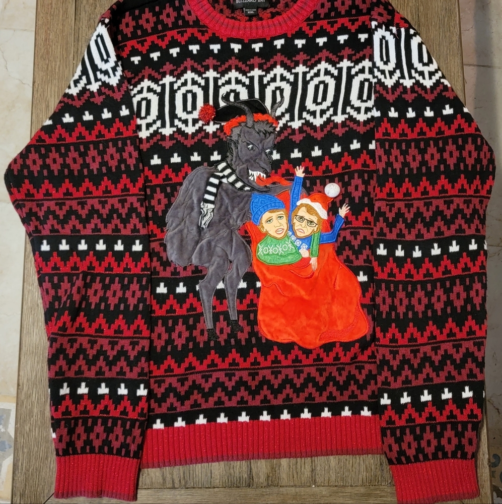 Krampus Ugly Christmas Sweater by Blizzard Bay